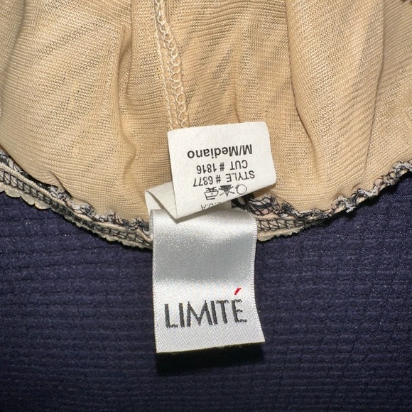 Beige Vertical Striped Skirt - Picture 2 of 3